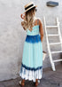 Vestido midi bohemio con efecto tie-dye Kehlani